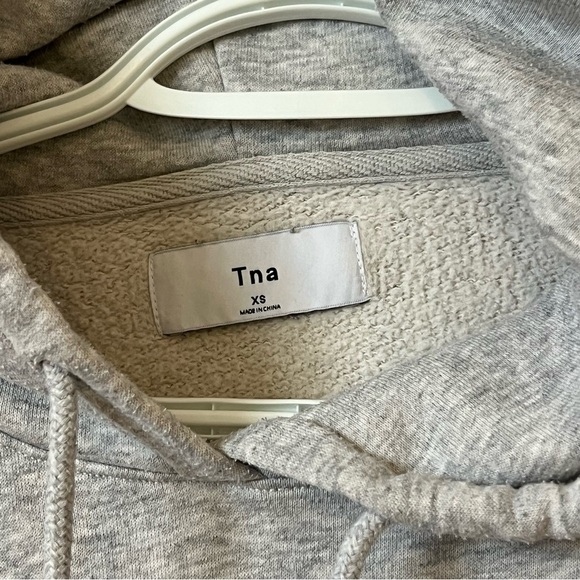 EUC TNA Crop Striped Sweater XS - Picture 3 of 4